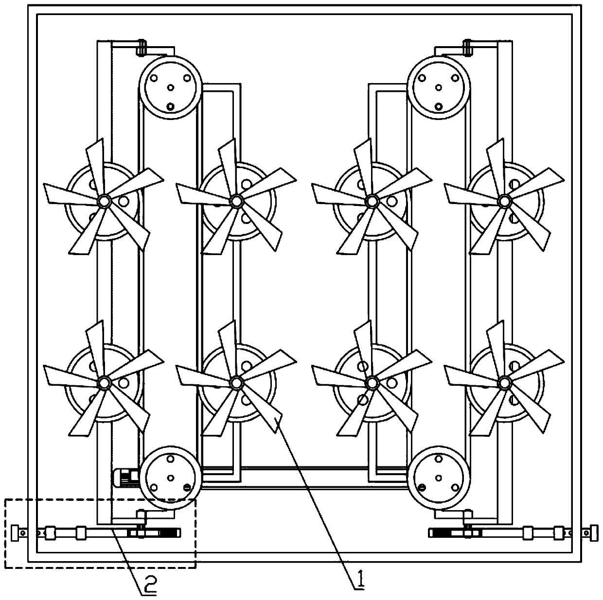 Multifunctional computer heat dissipation rack