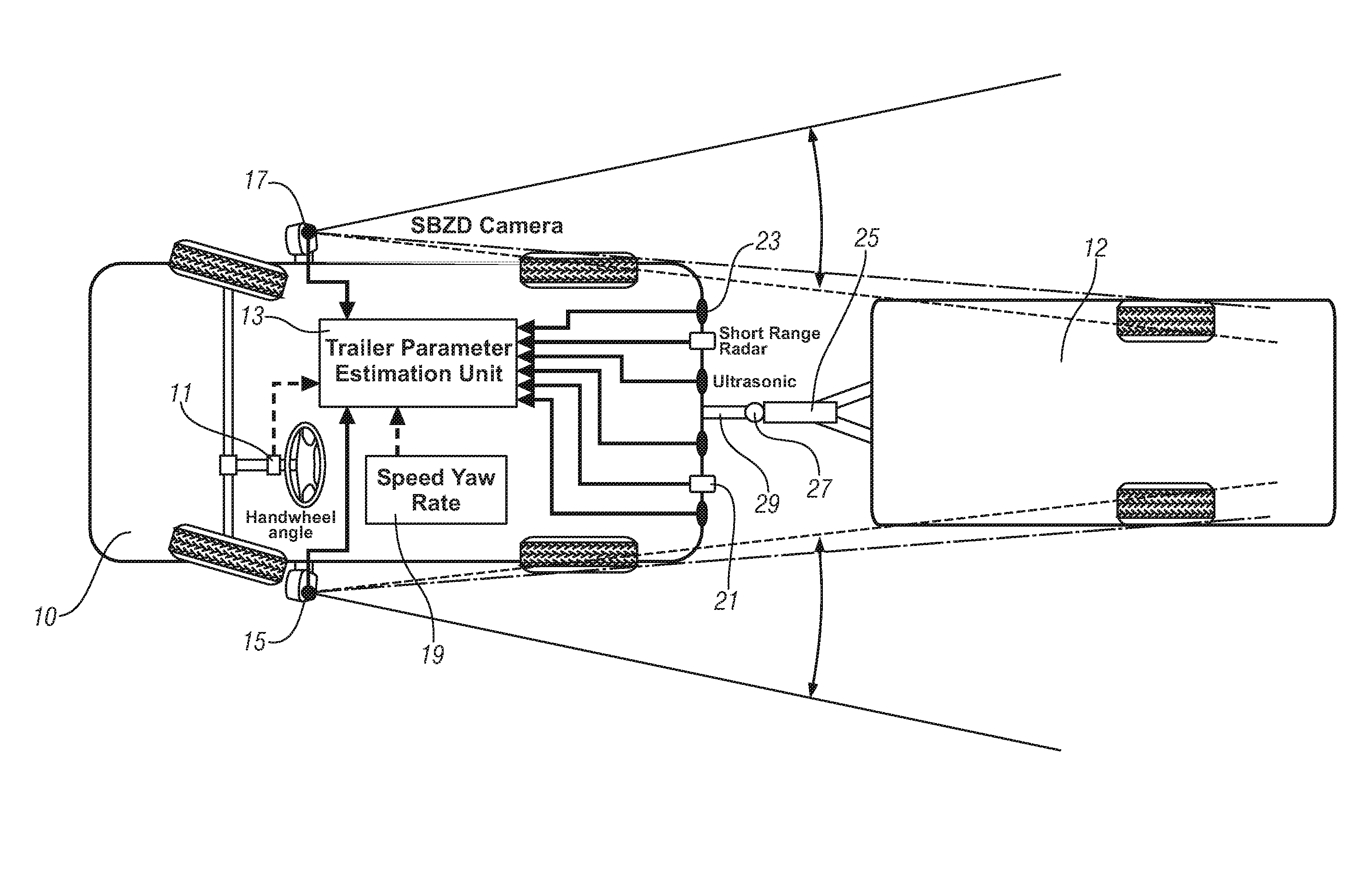 Trailer articulation angle estimation