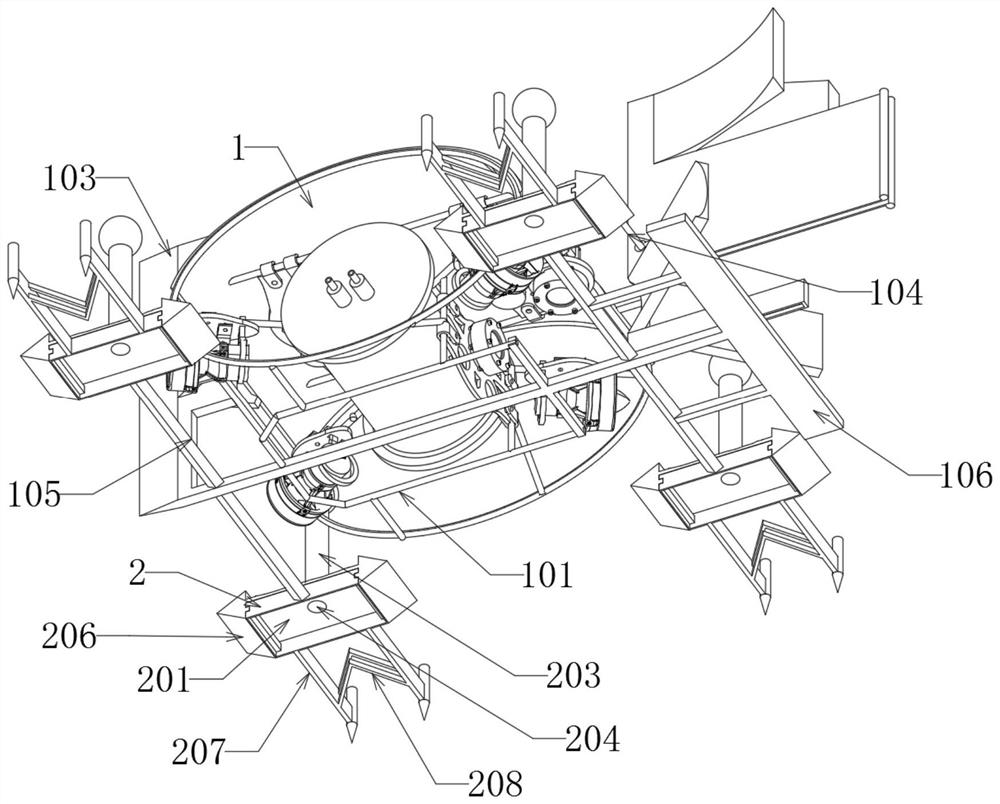 Underwater robot with anti-winding function