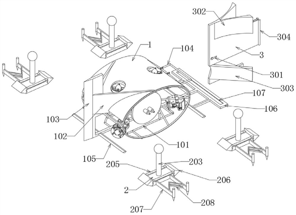 Underwater robot with anti-winding function