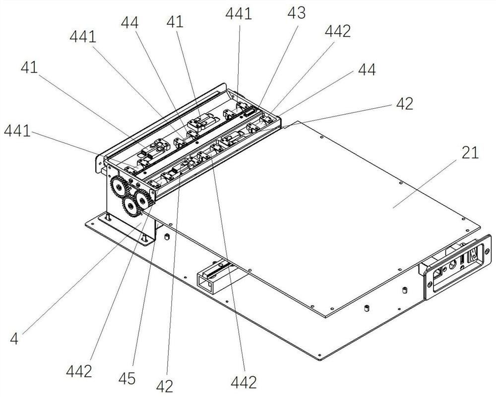 Self-transmission positioning stamping device and method based on stamping position recognition