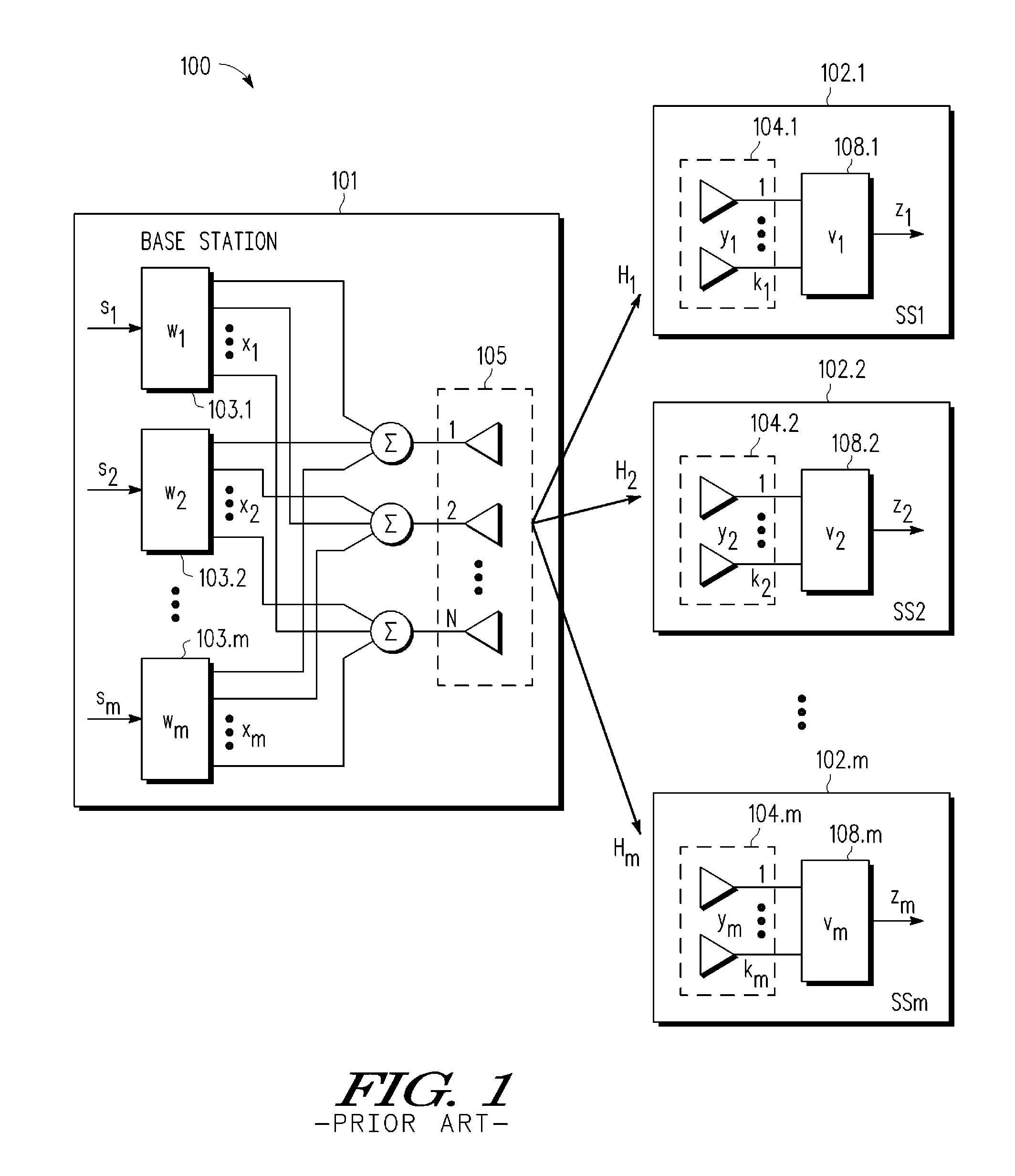 Generalized reference signaling scheme for multi-user, multiple input, multiple output (MU-MIMO) using arbitrarily precoded reference signals