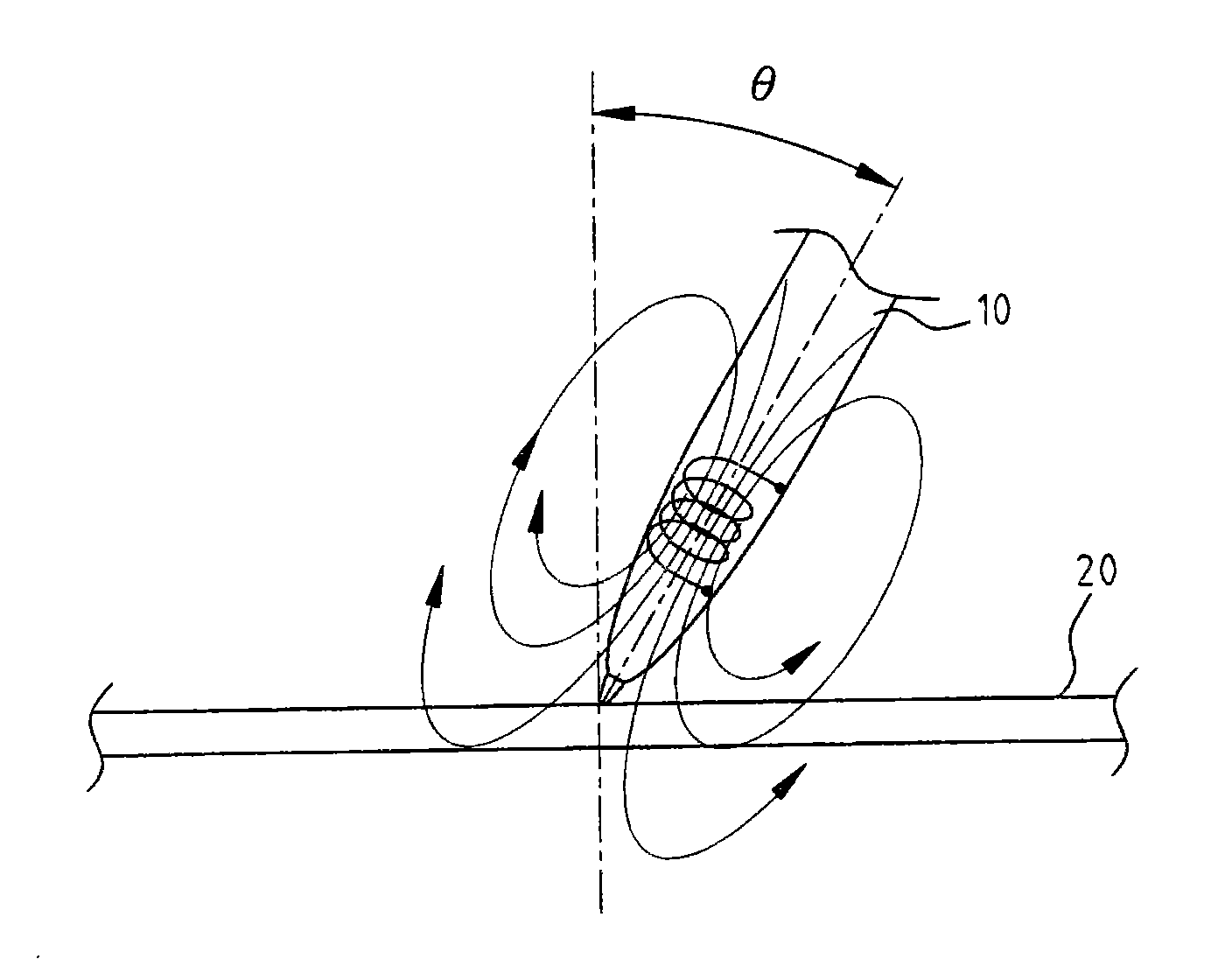 Electromagnetic handwriting input device and electromagnetic handwriting input method