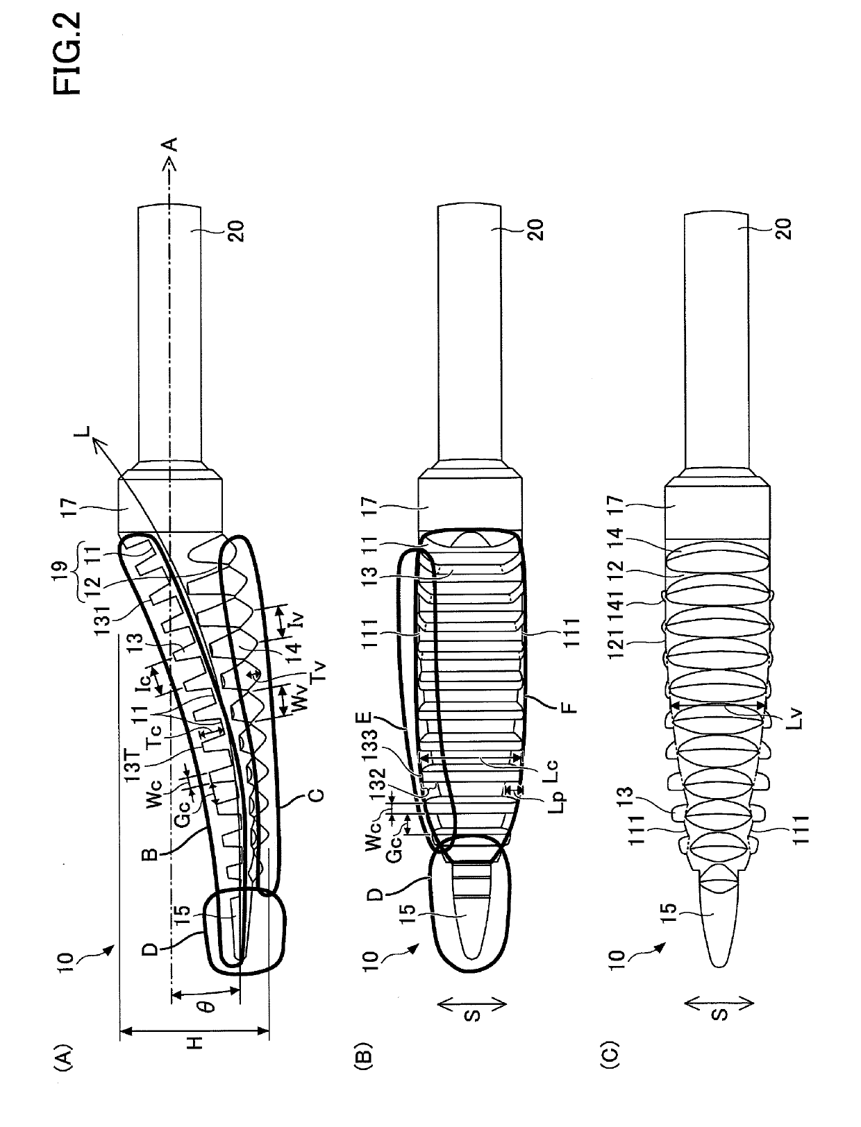 Eye cosmetic applicator and eye cosmetic tool