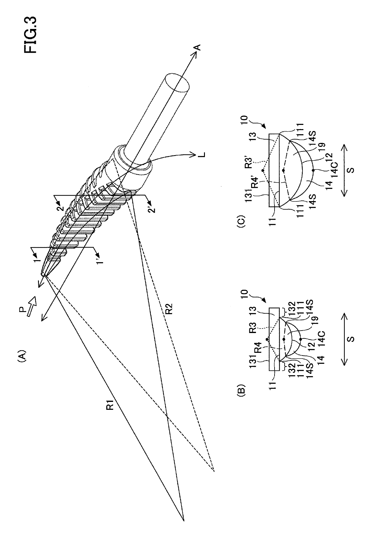 Eye cosmetic applicator and eye cosmetic tool