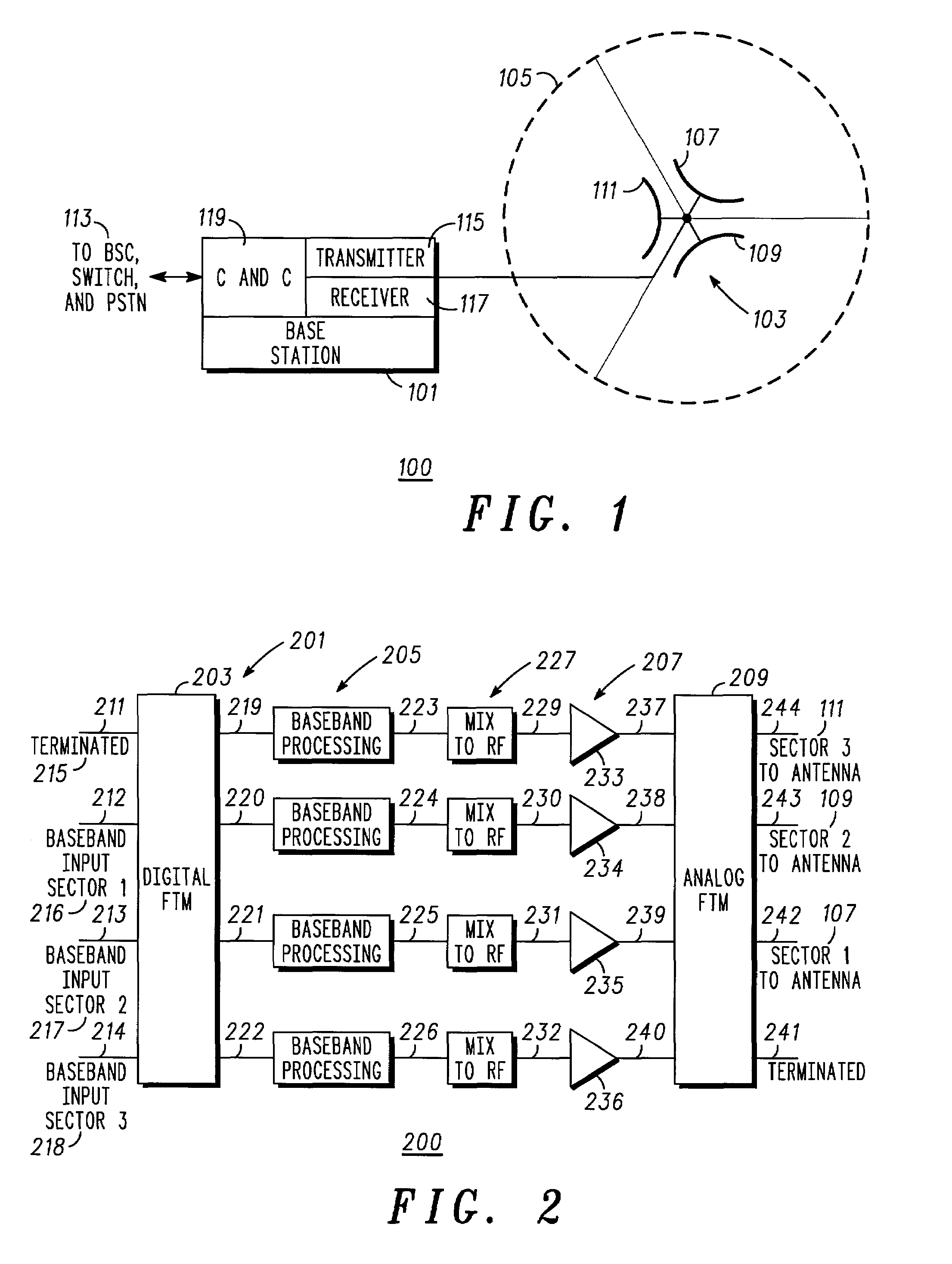 Method and apparatus for reducing transmitter peak power requirements