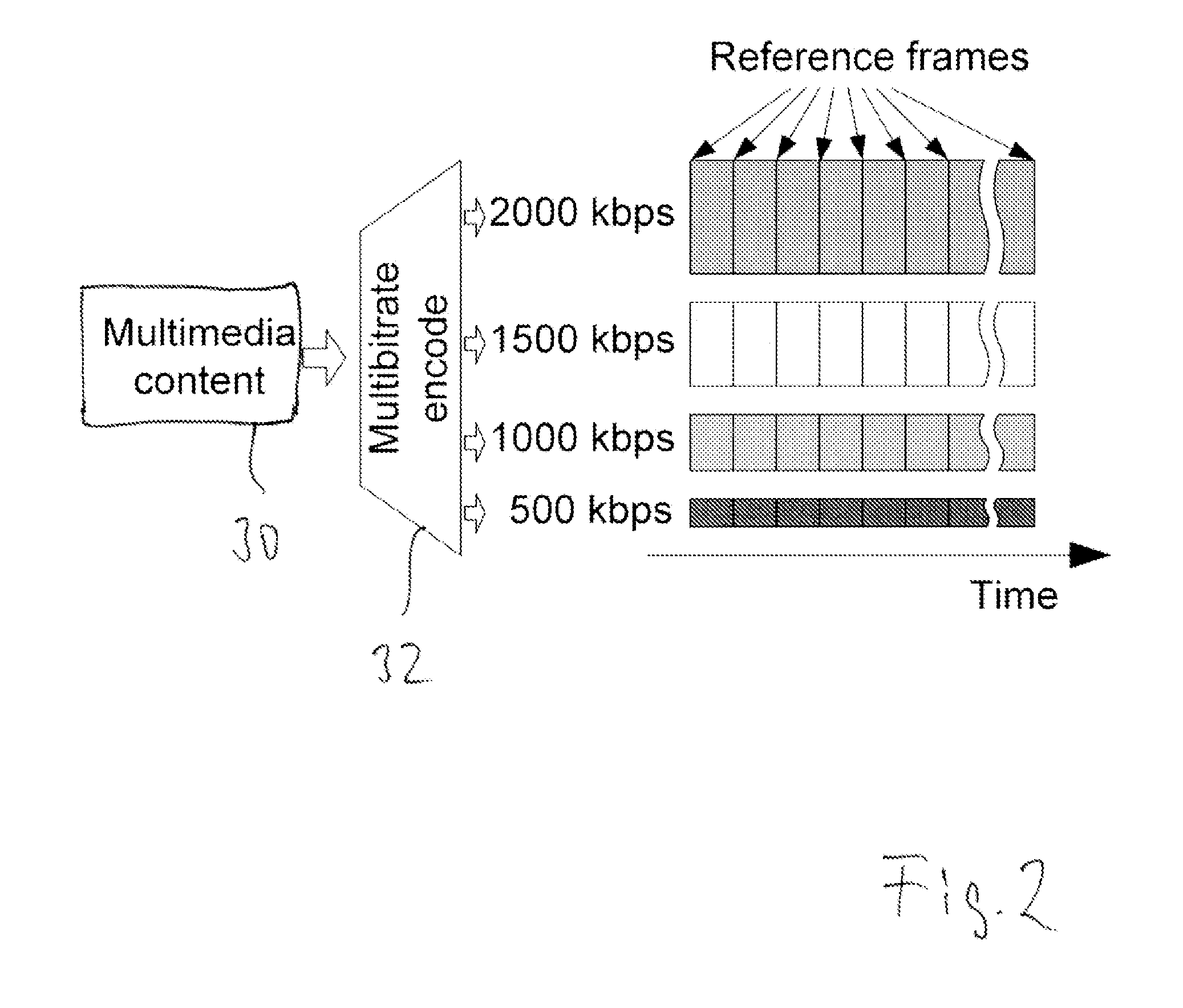 System and method for adaptive streaming in a multipath environment