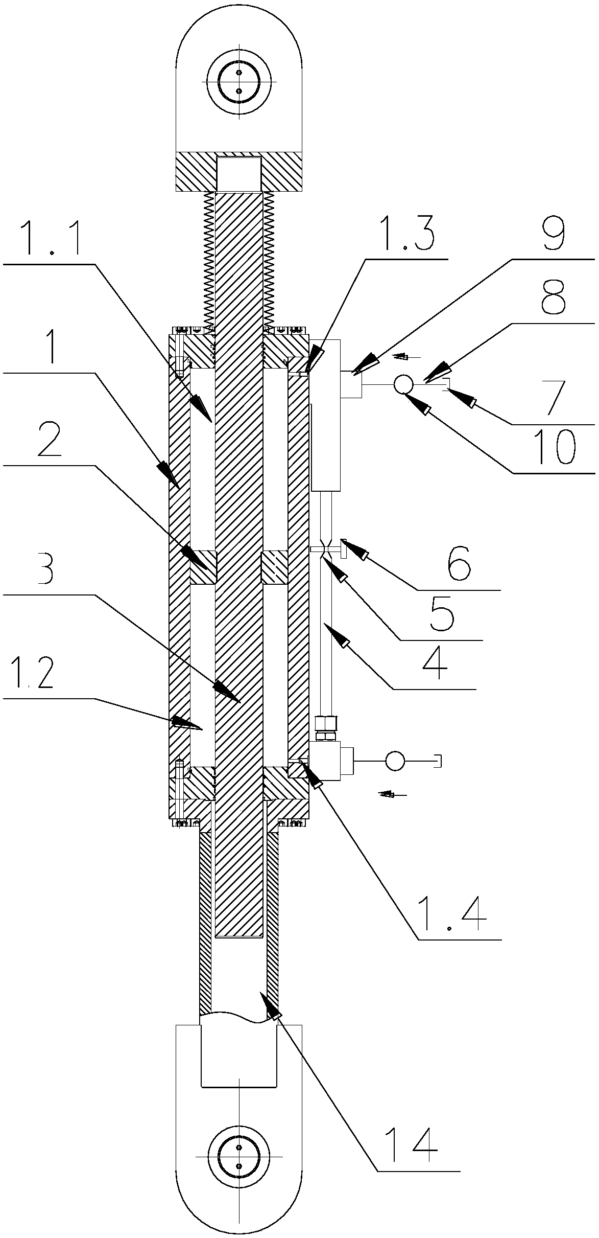 Hydraulic servo system for bridge accurate closure