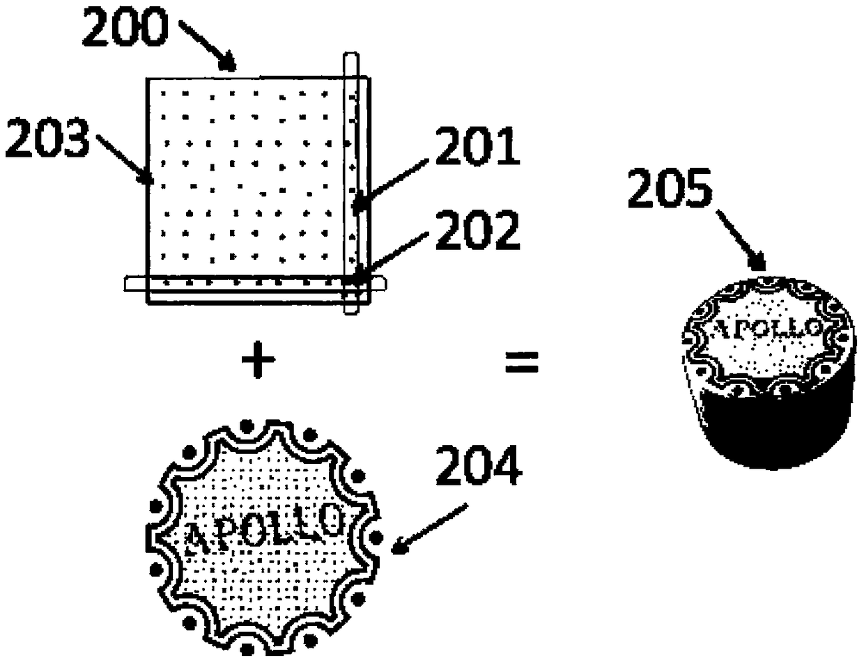 Method for directly spraying codes at low-lying parts of deeply recessed containers