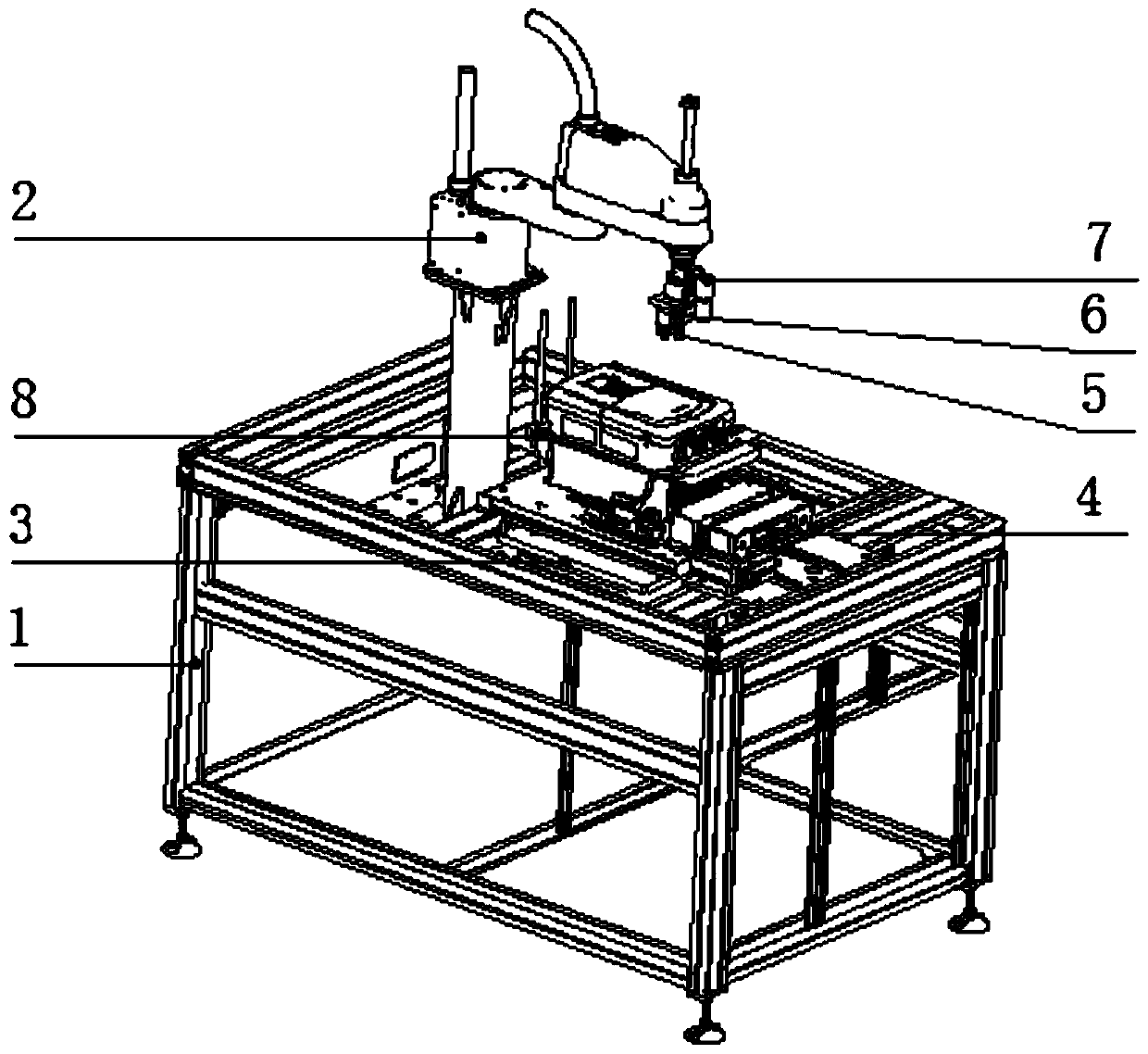 Detection device for frequency converter keyboard and fan