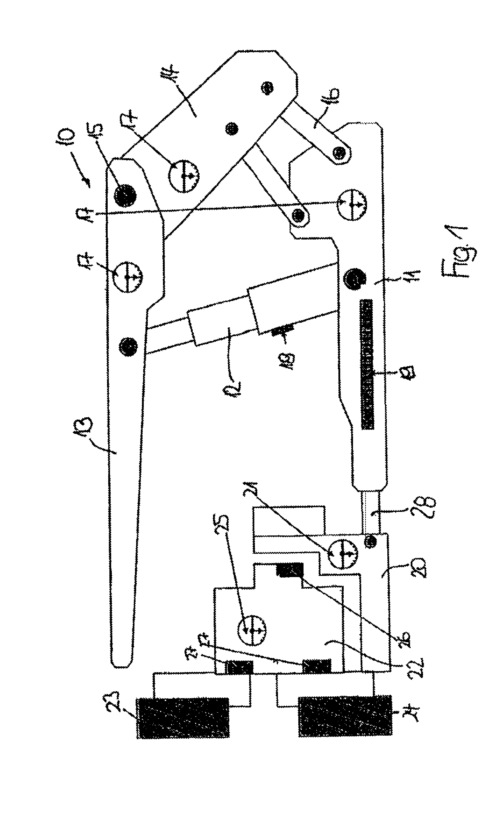 Method for the controlled maintaining of a distance between the top canopy and the coal face in longwall mining operations