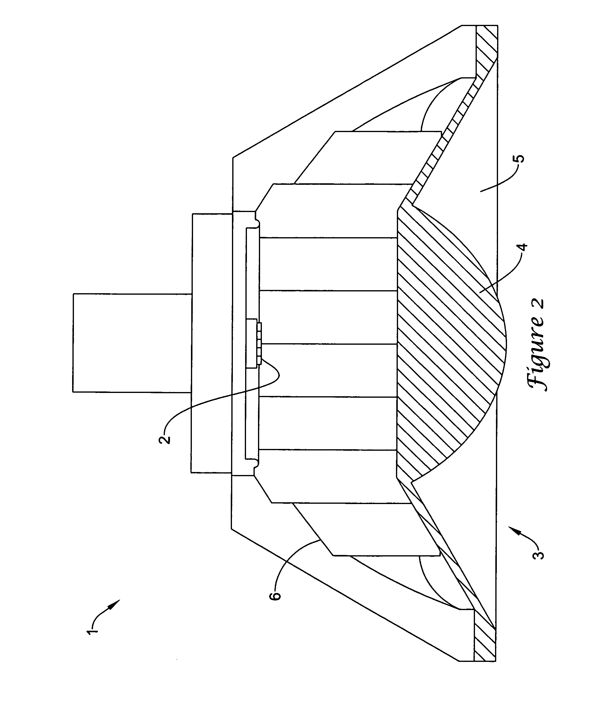 Combination optics light emitting diode landing light