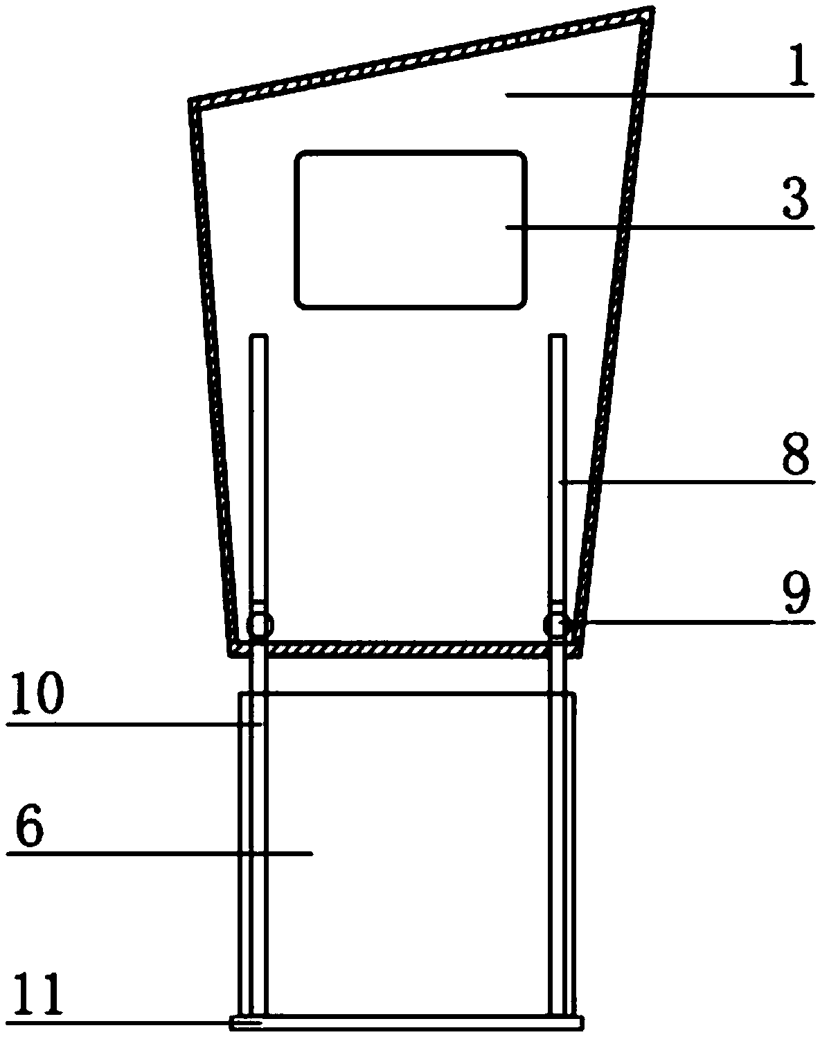 Closed and environment-friendly garbage can