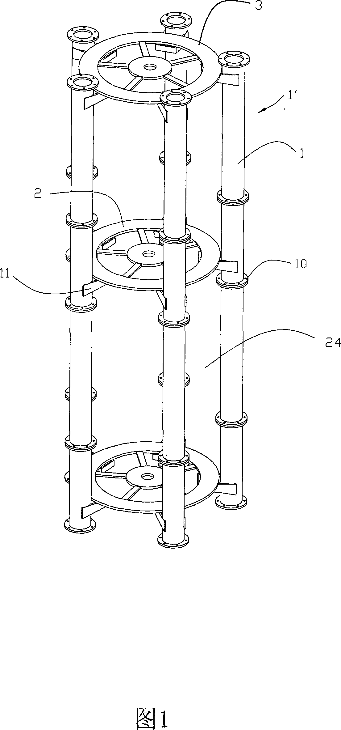 Vertical wind power generator