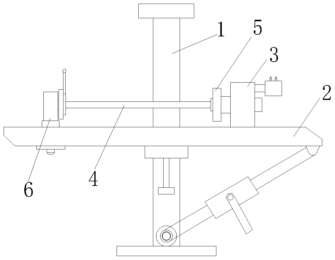 Multi-stage gear rod detaching and clamping integrated frame-column emulsion drilling machine