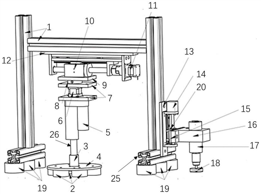 Magnetic type grinding robot