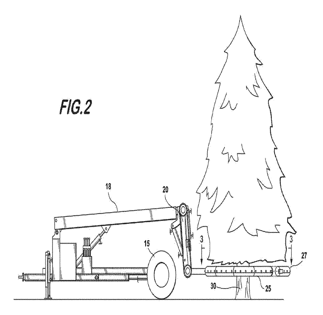 Compression ring for tying tree branches