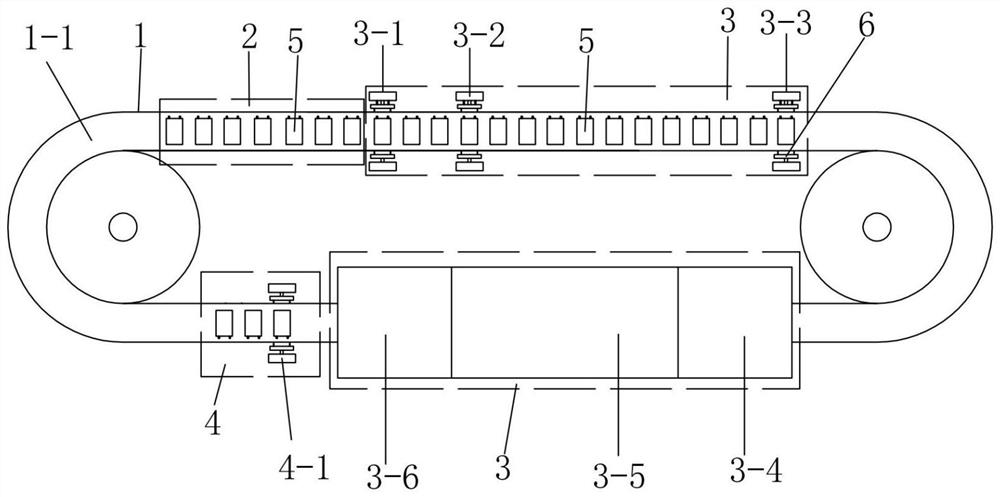 Fuel cell gas diffusion layer batch hydrophobic treatment method and production line thereof