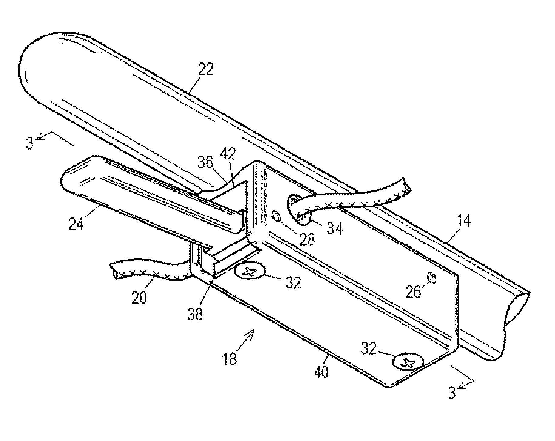 Boat tiller restraining device