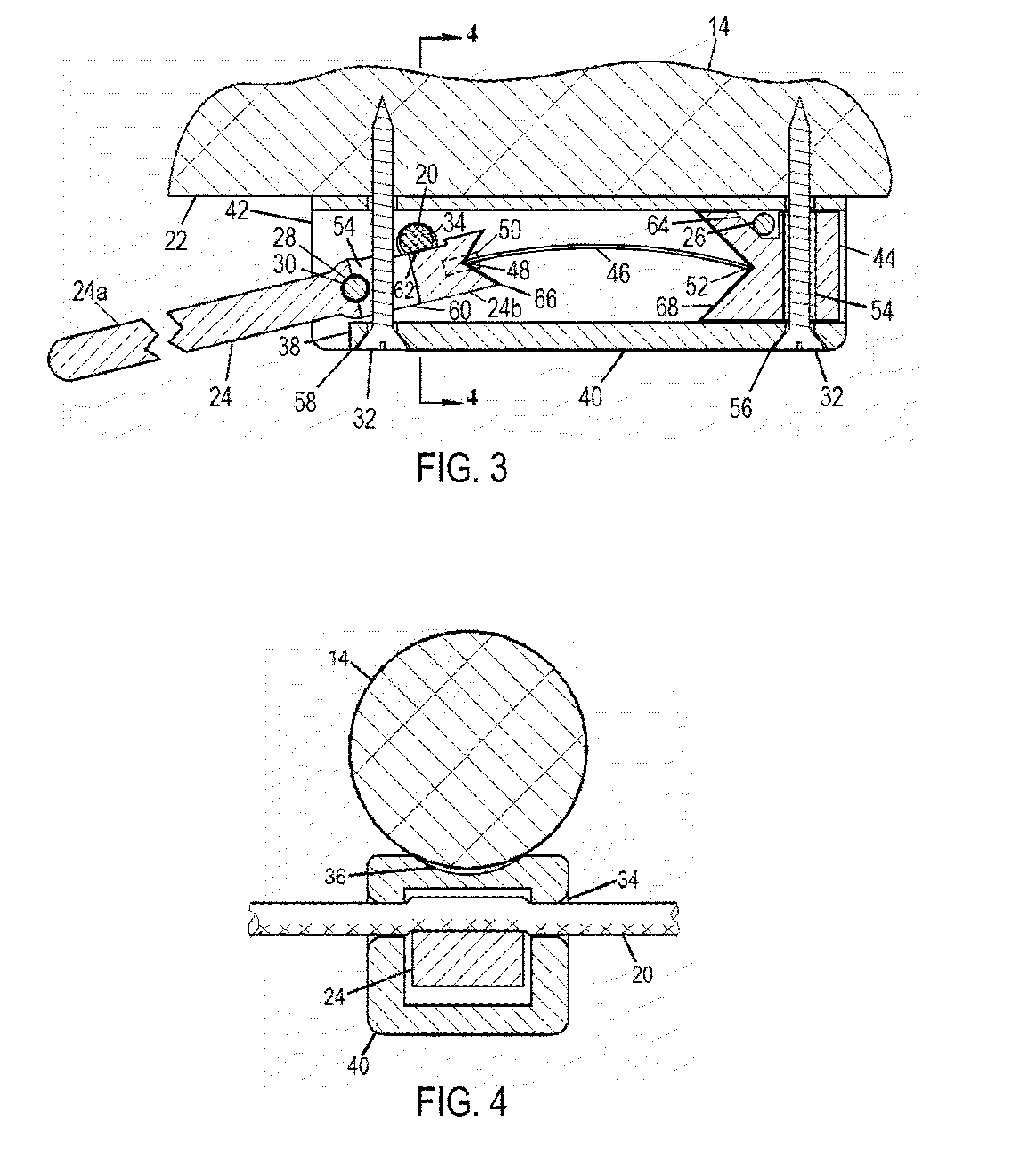 Boat tiller restraining device