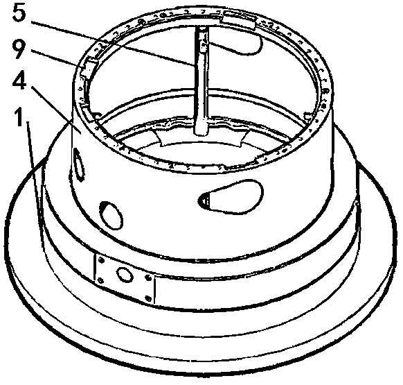 Thin-walled rotating member flange face drilling and milling fixture