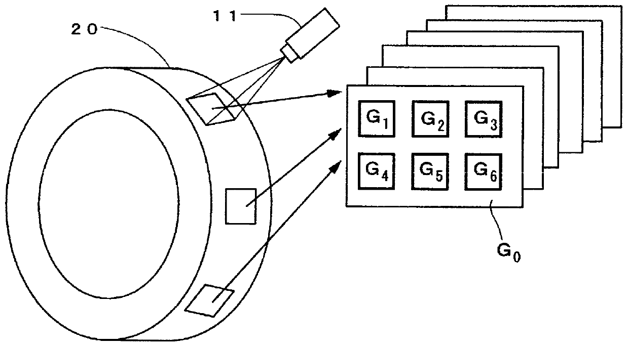 Tire image recognition method and tire image recognition device