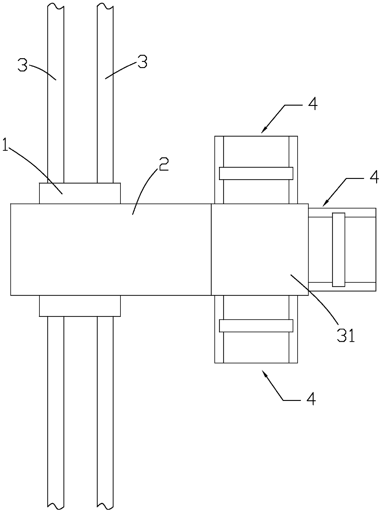 Unloading platform for landfill and its unloading method