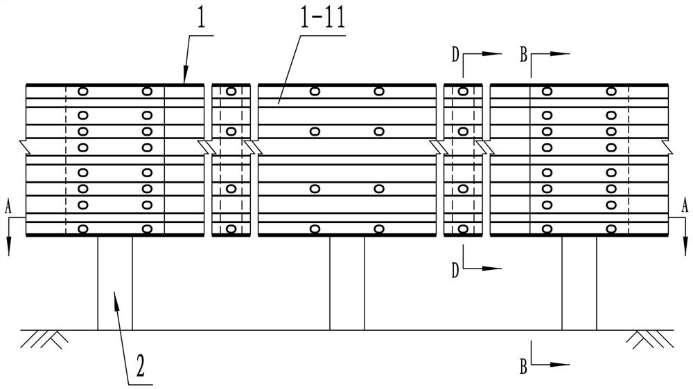 High-strength stainless steel road guardrail