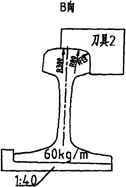 Processing technique for top surface of rail