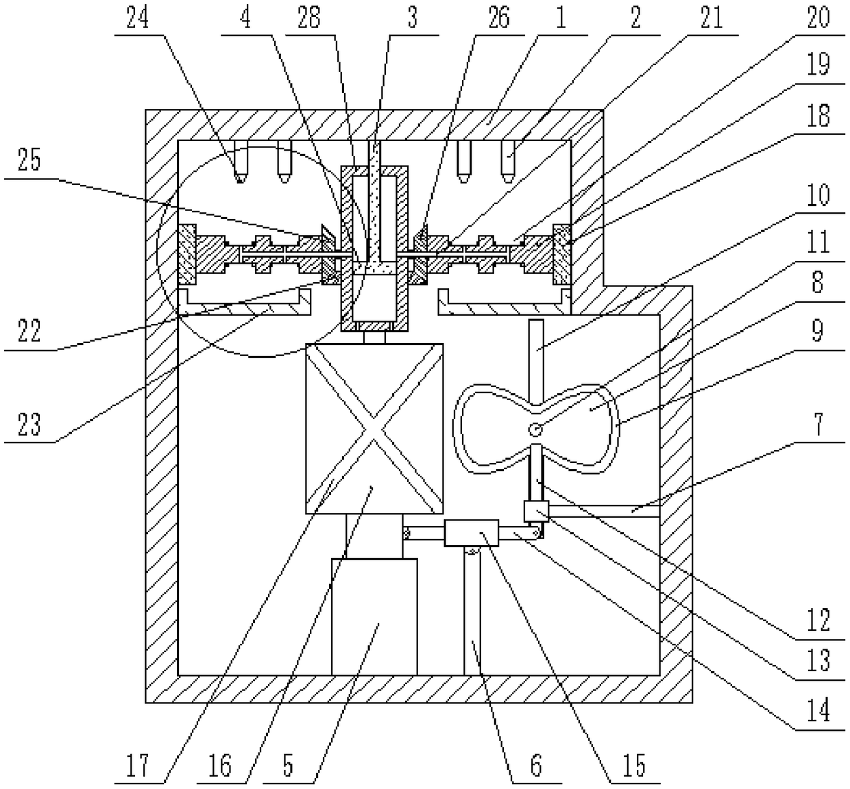 Laser drilling device