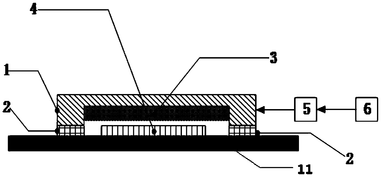 Photovoltaic solar cell electrode grid line in-situ secondary printing device and method