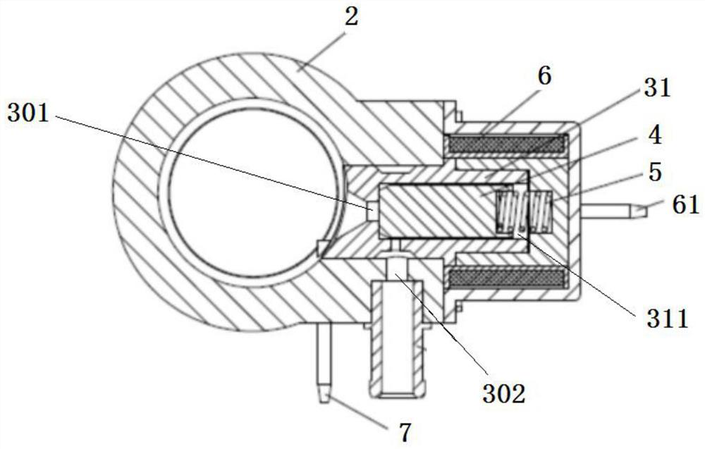 An electronic water pump capable of automatic gas detection and exhaust