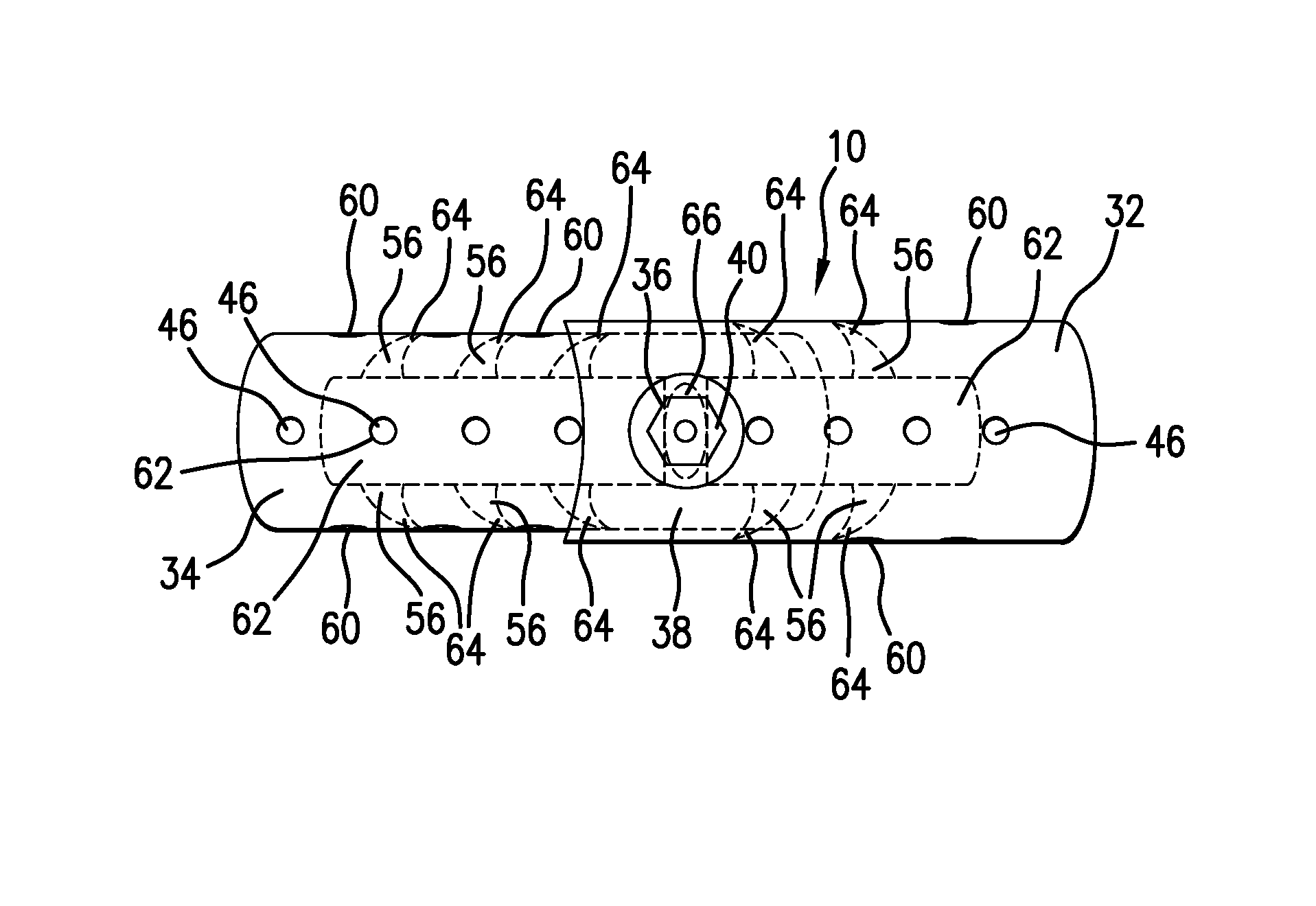 Annular repair device and method