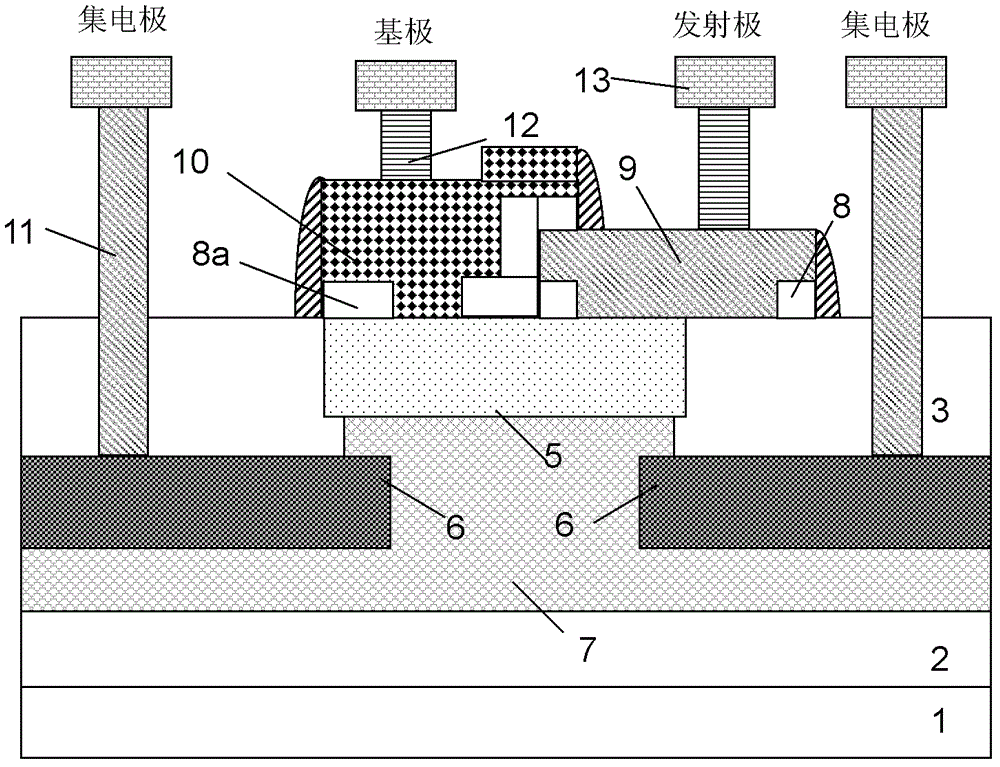 Vertical parasitic type precision navigation processor (PNP) device and manufacturing method thereof in bipolar complementary metal-oxide-semiconductor transistor (BiCMOS) technology