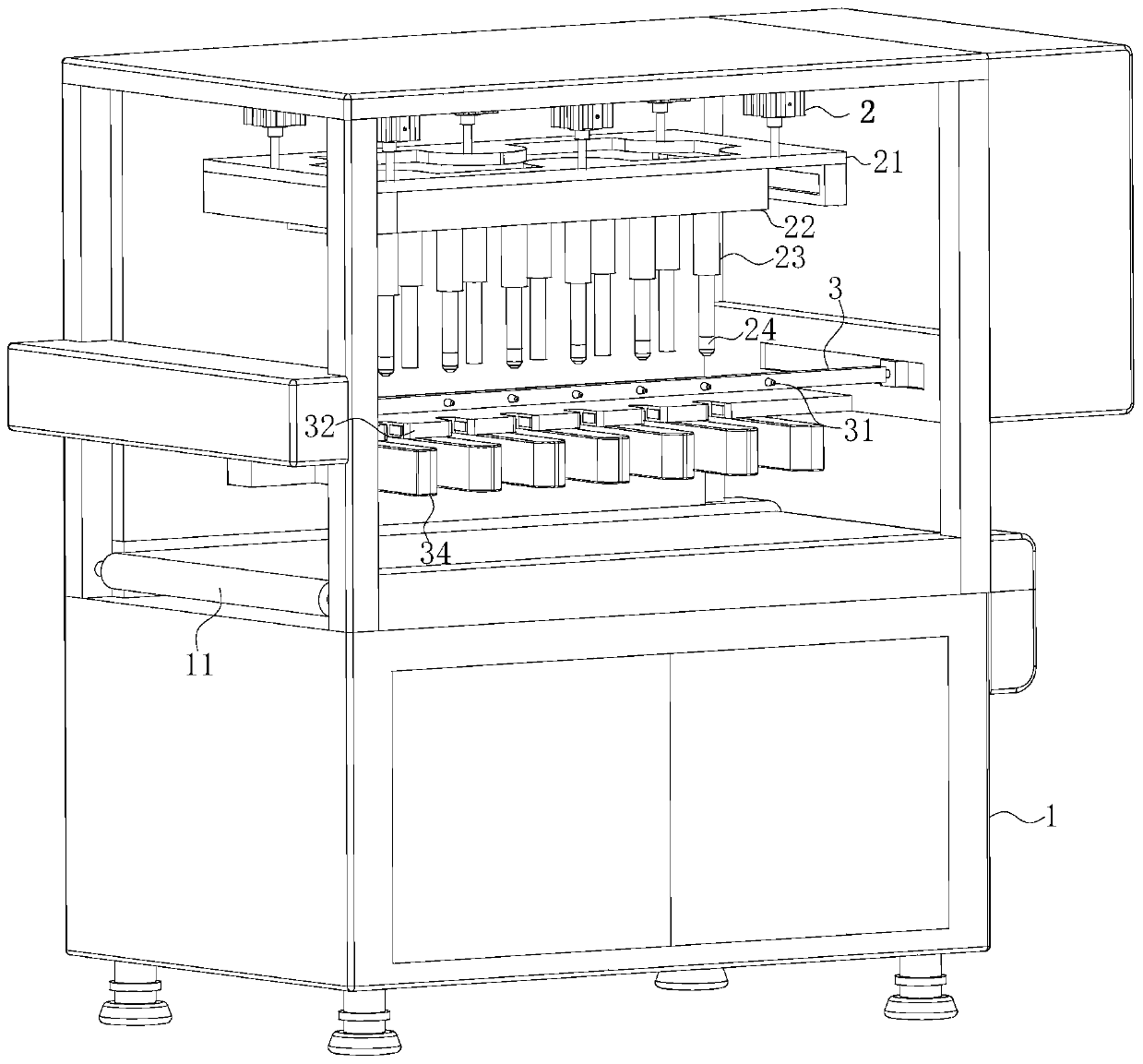 Filling method of soft bag transfusion products