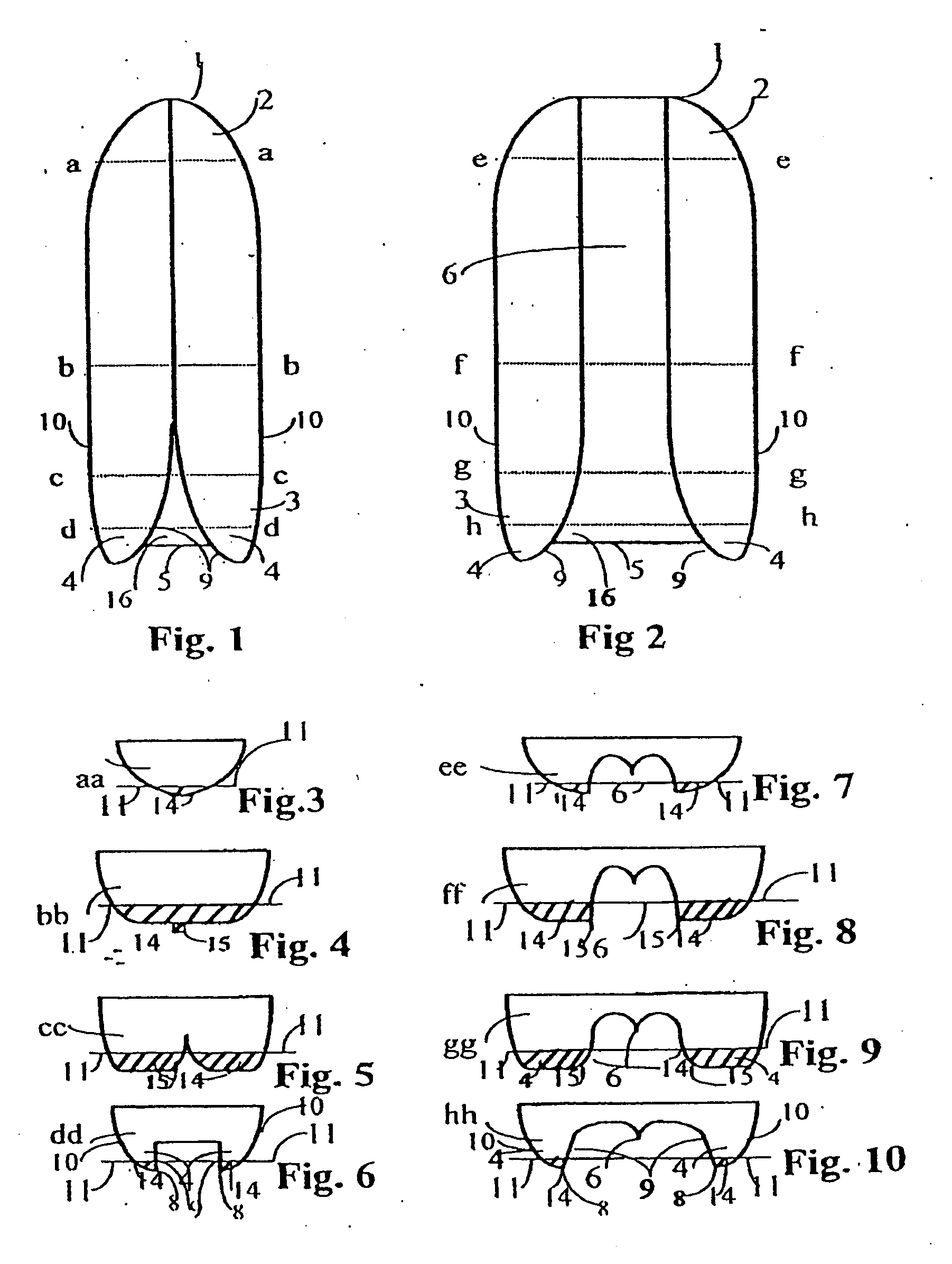 Swallow tailed boat hull