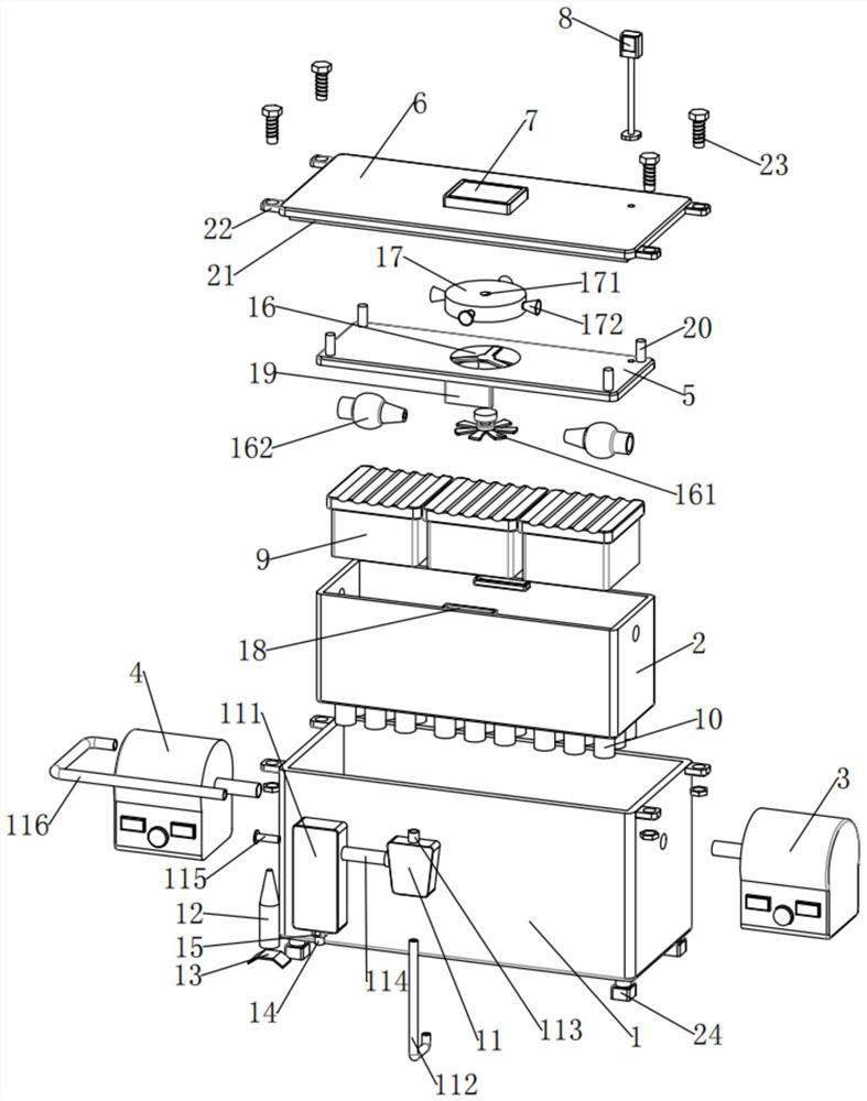 Intelligent constant temperature device for new energy automobile battery in winter