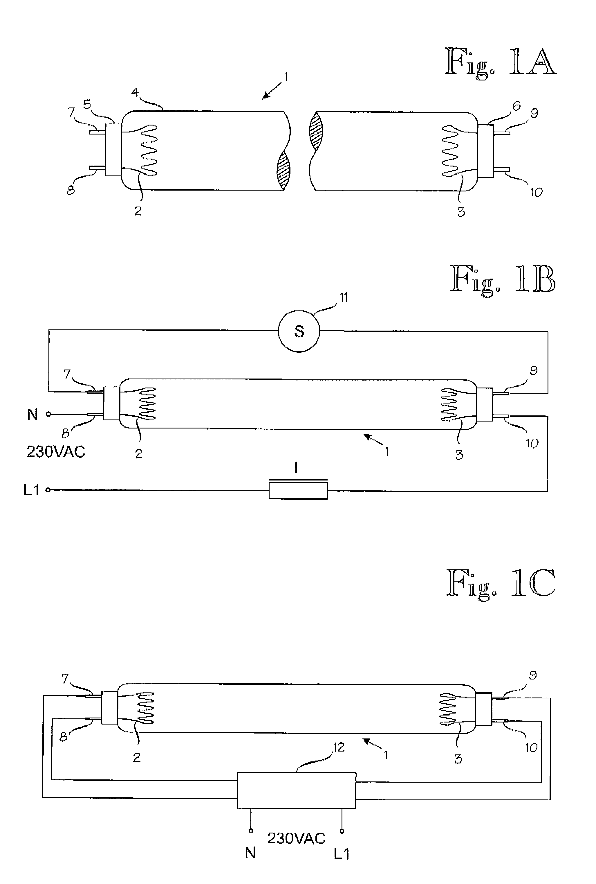 LED tube and lighting fixture arrangement