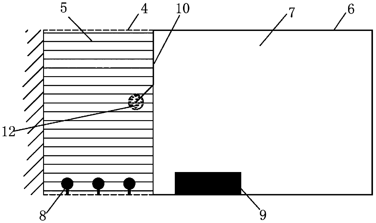 Clean welfare-oriented group rearing pigpen and space layout method