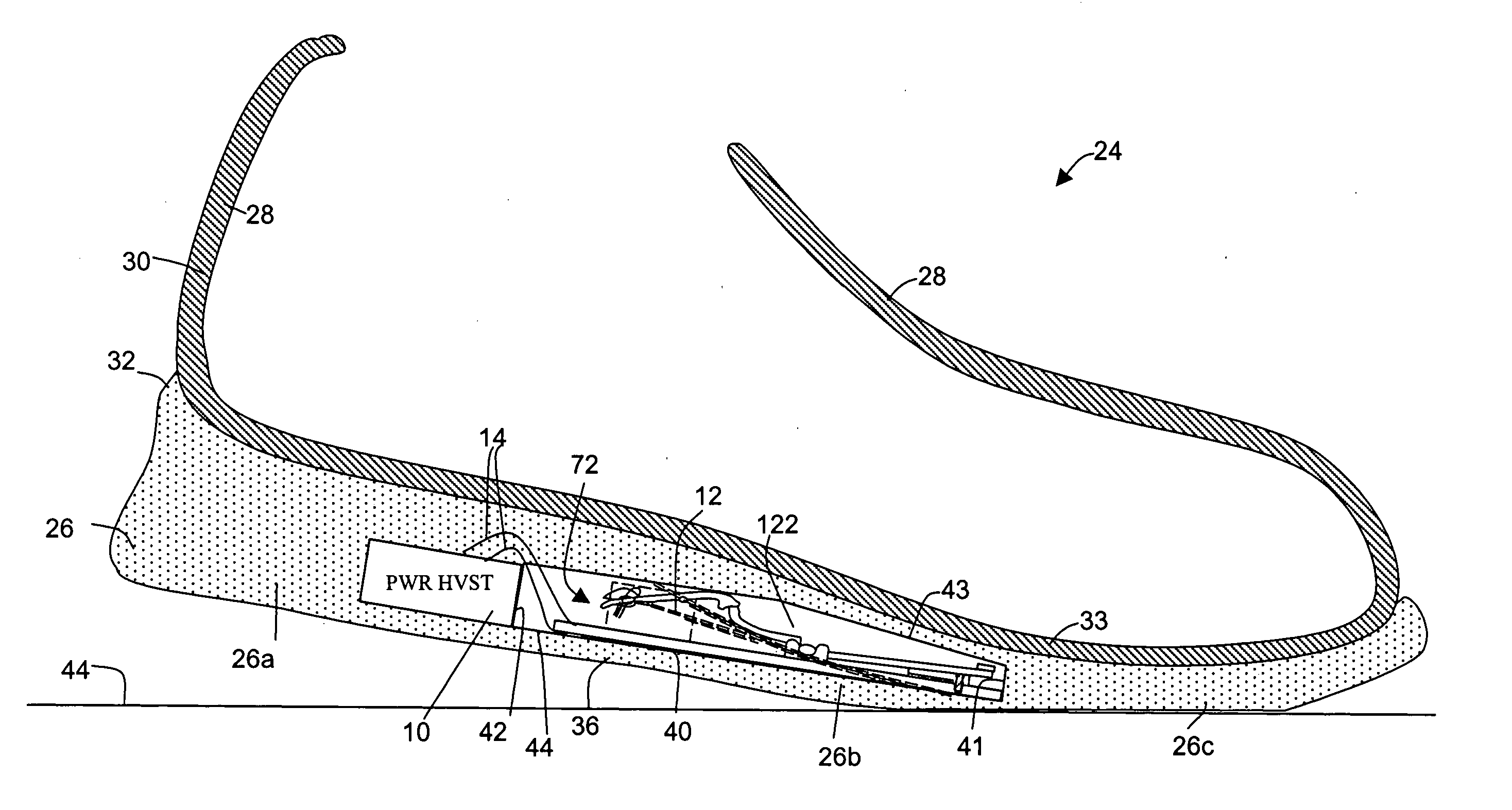 Footwear incorporating piezoelectric energy harvesting system