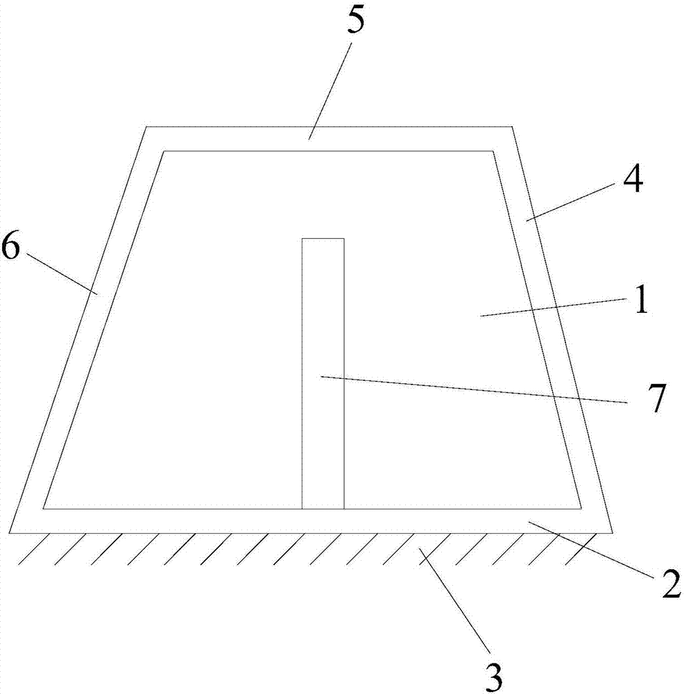 Dam concrete template structure