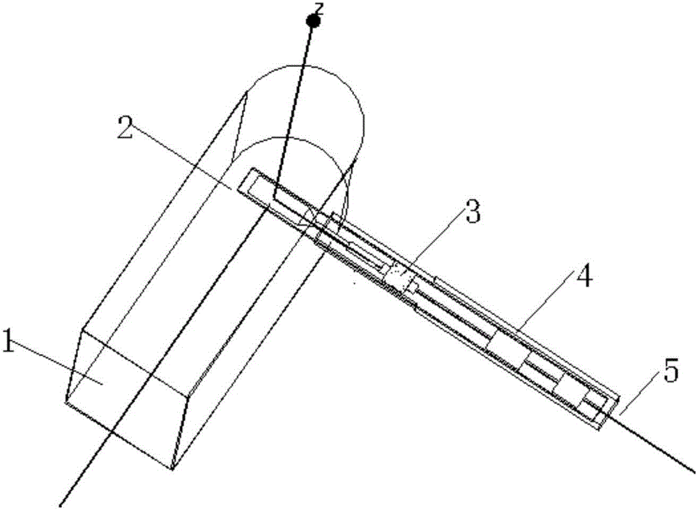 Waveguide broadband detector