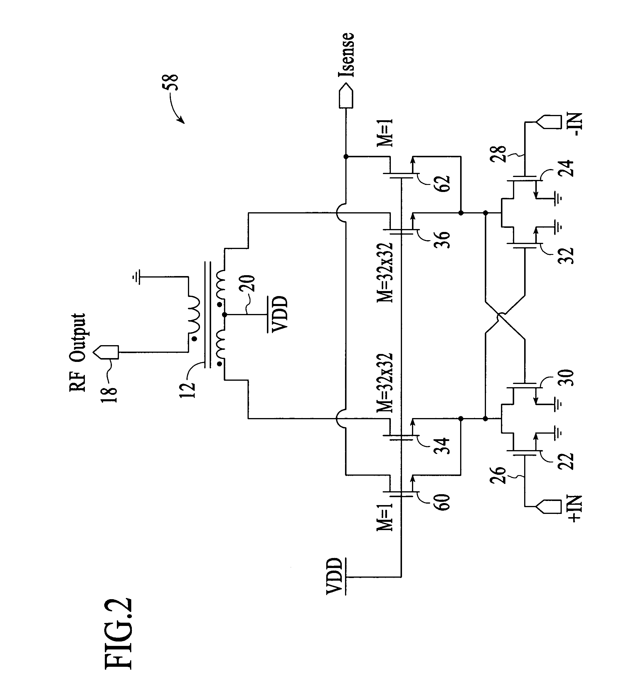 Power amplifier utilizing high breakdown voltage circuit topology