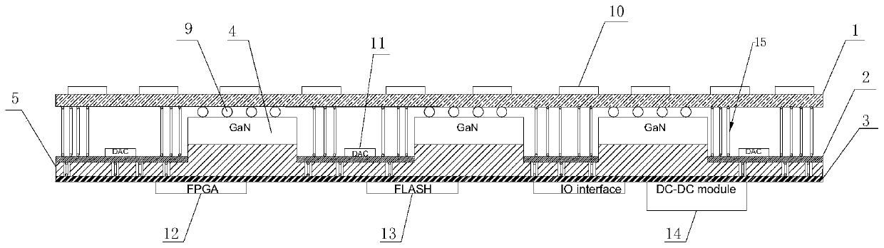 High-power tile type phased-array antenna