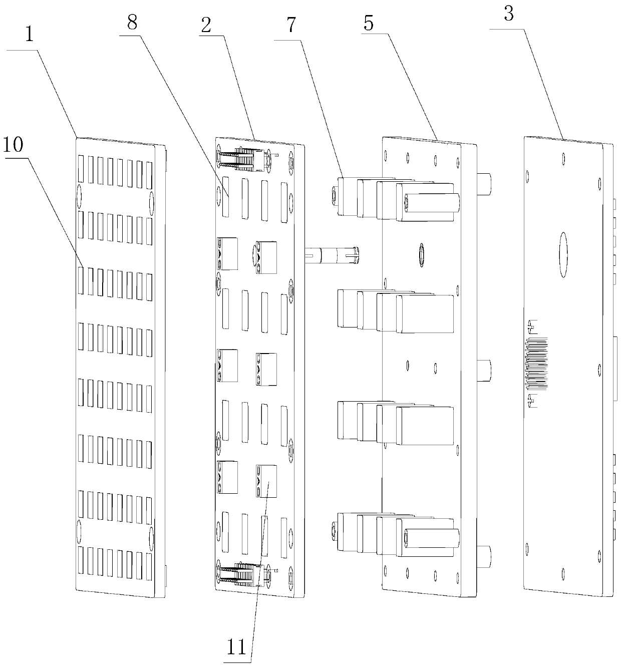 High-power tile type phased-array antenna