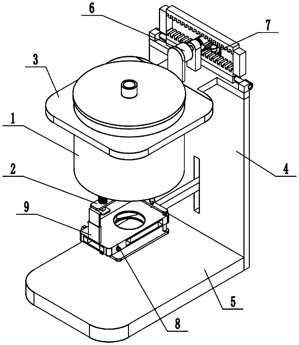 Drinks filling device