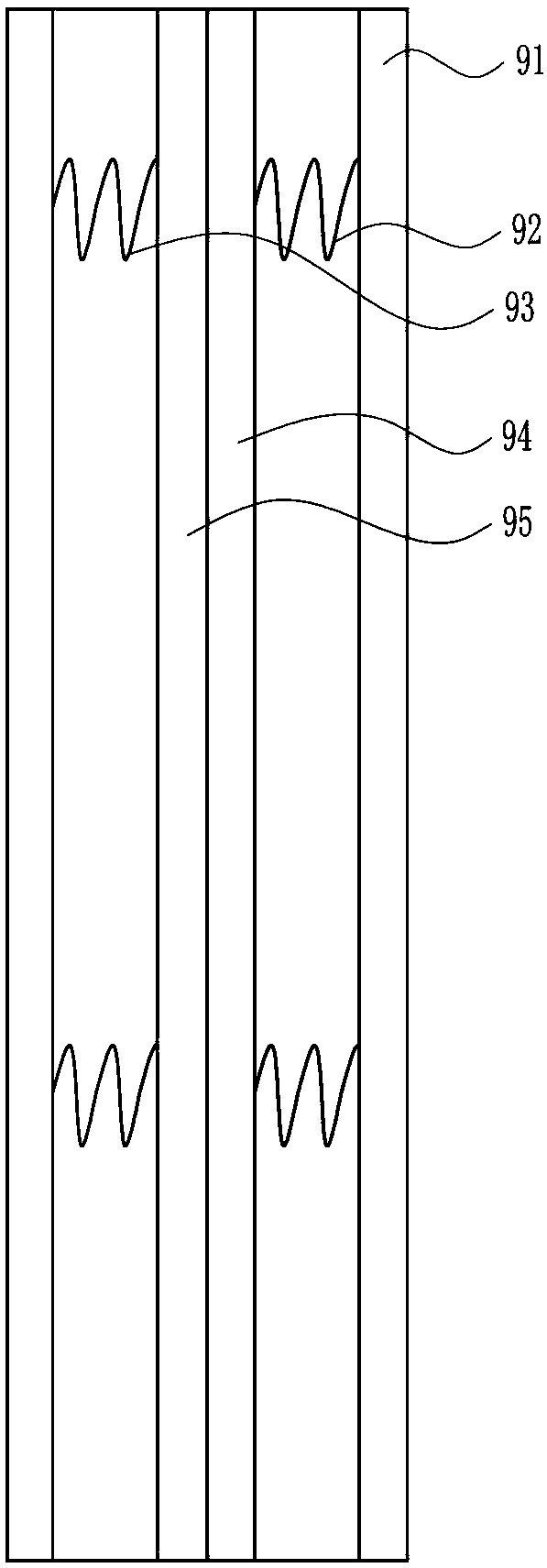 X-ray film holding and displaying device for imaging departments