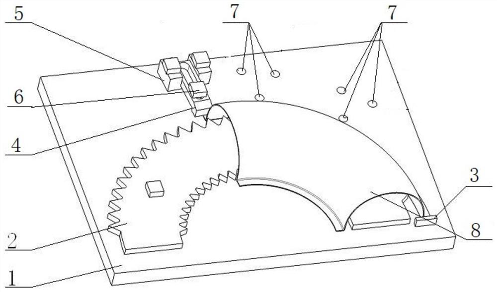 Clamping device and cutting method for half-side pipe laser cutting