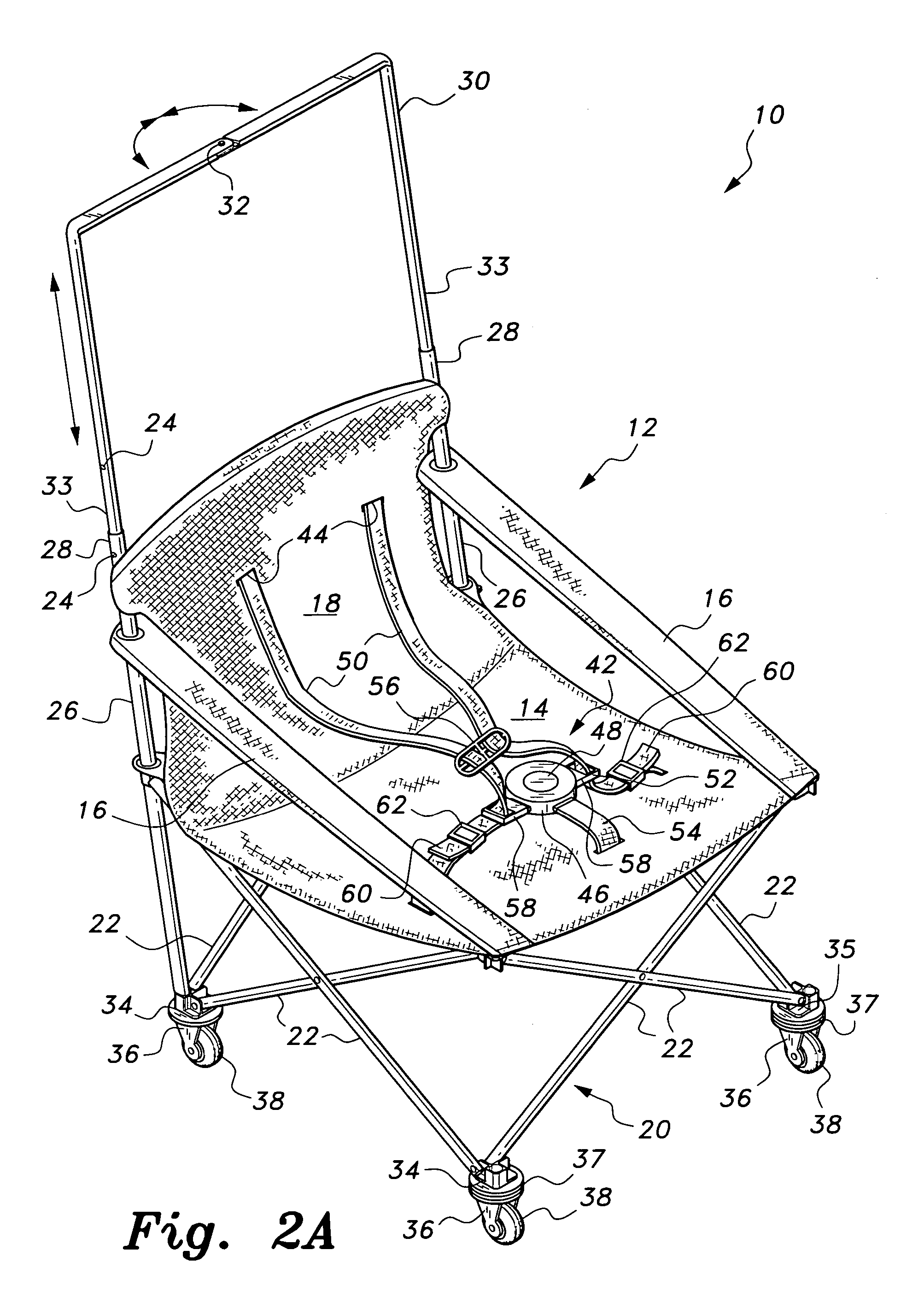 Collapsible stroller