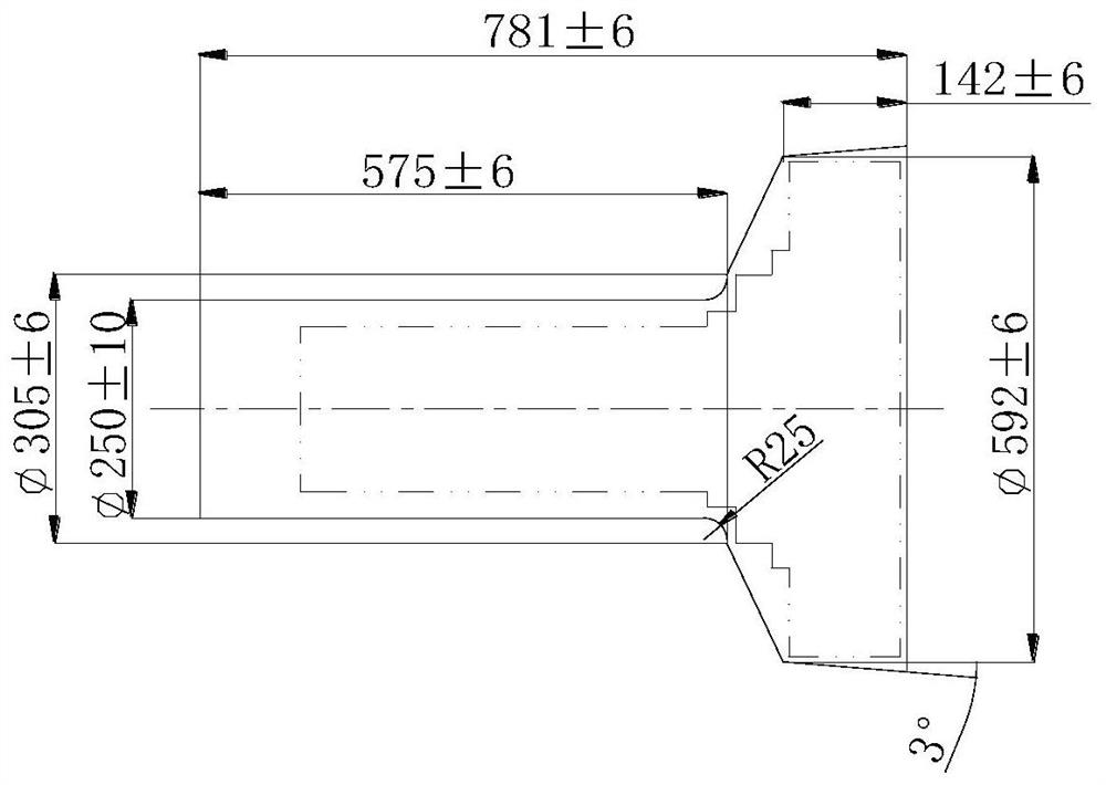 Machining method of GH4169 disc and shaft integrated forged piece